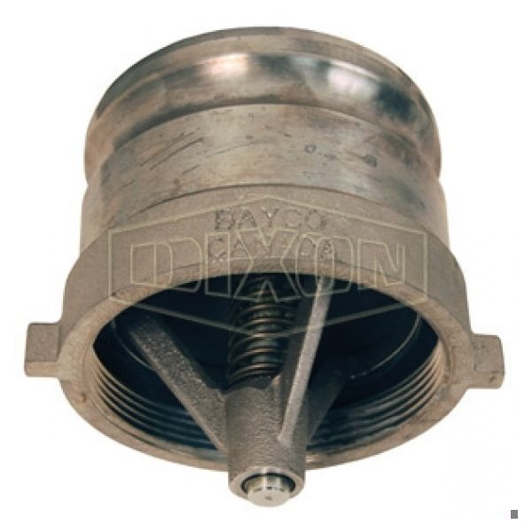 Vapor Recovery Tank Adapter, 4 in Nominal, Adapter x FNPT, Aluminum, Domestic